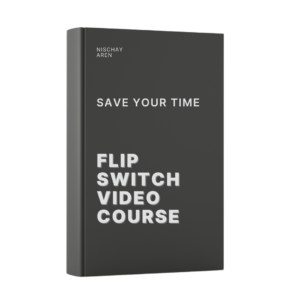 White and Brown Simple Cover Book Mockup Instagram Post (2) Flip Switch Video Course